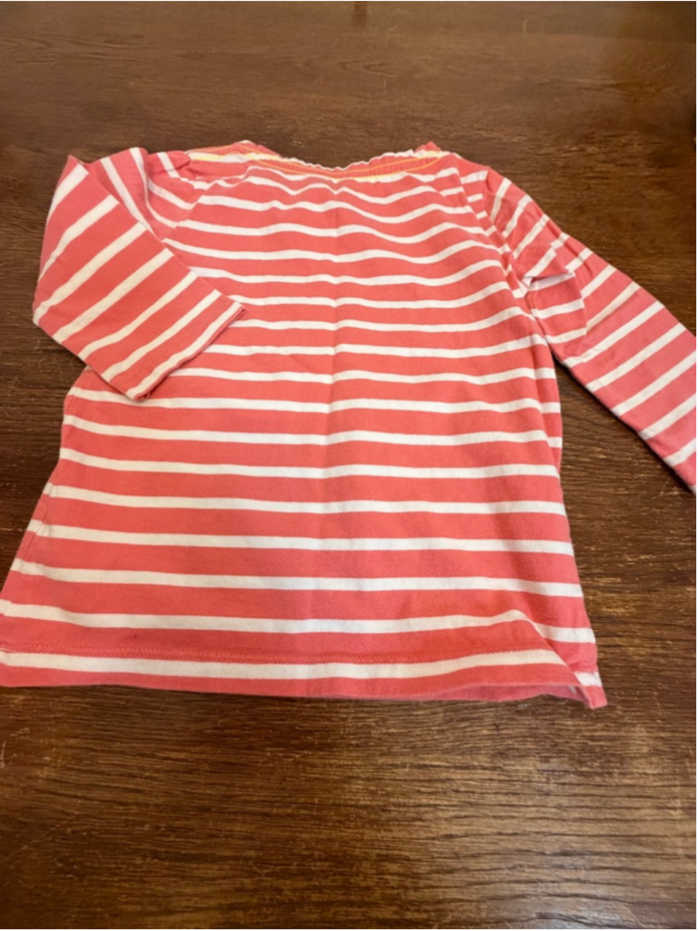 Mini Boden Dog Shirt 3-4Y Applique Stripe Long Sleeve Girls Top Puppy - Picture 3 of 4